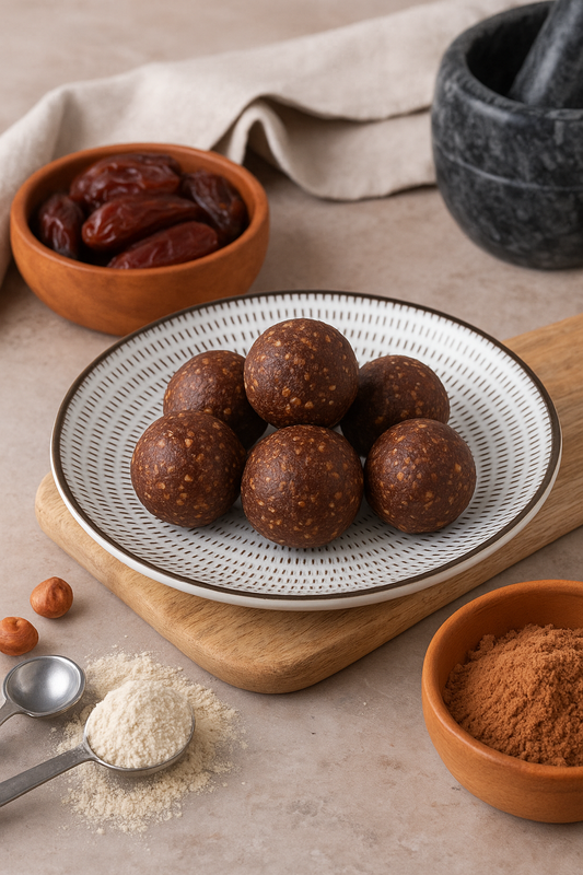 Chocolate Protein Balls - Build Strength & Stamina