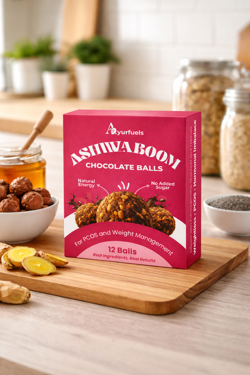 Ashwaboom Chocolate Balls by AyurFuels